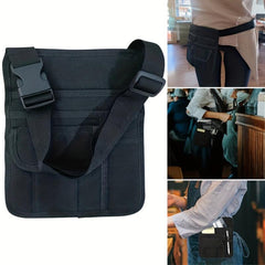 Canvas Storage Waist Bag with Adjustable Belt for Restaurant Orders