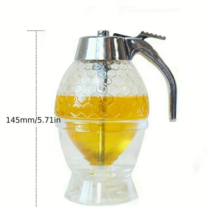 Acrylic Honey Dispenser No Drip for Pancakes Sauces
