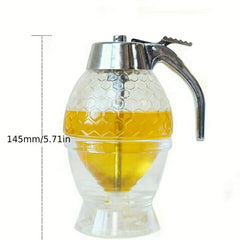 Acrylic Honey Dispenser No Drip for Pancakes Sauces