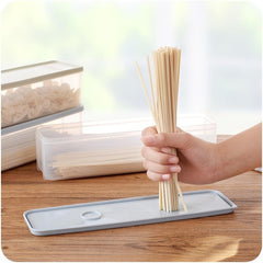 Sealed Storage Box Noodles Pasta Container Fresh keeping Organizer Transparent
