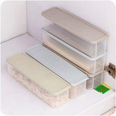 Sealed Storage Box Noodles Pasta Container Fresh keeping Organizer Transparent