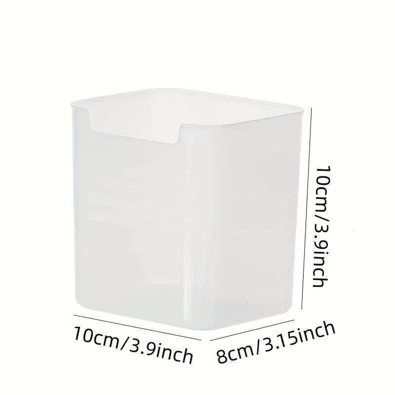 1pc Refrigerator Organizer Food Storage Box Leak Proof Plastic