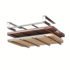 Stainless Steel Cutting Board Rack Under Cabinet Kitchen Storage