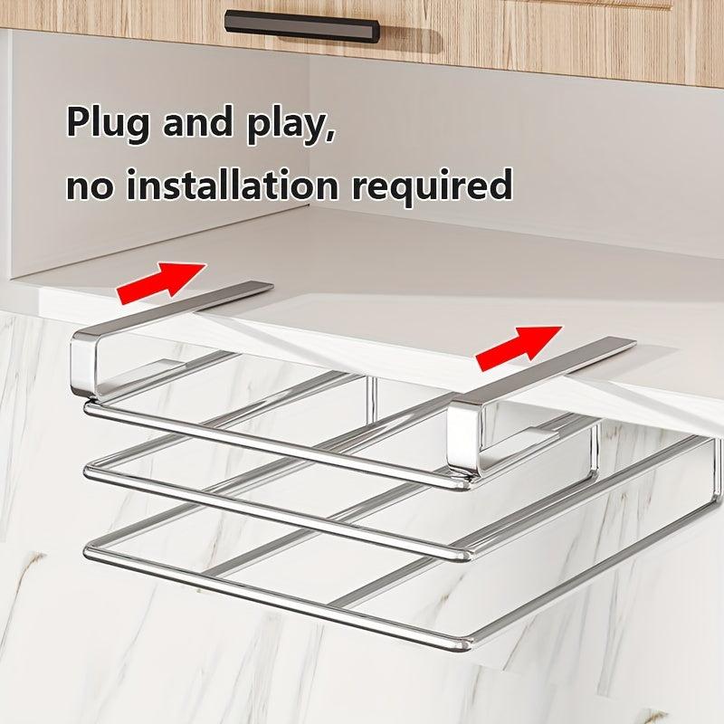 Stainless Steel Cutting Board Rack Under Cabinet Kitchen Storage