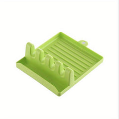 Kitchen Utensil Rest Spoon Holder Heat Resistant BPA Spoon Ladles Tongs