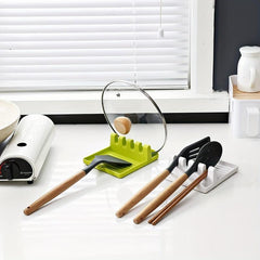 Kitchen Utensil Rest Spoon Holder Heat Resistant BPA Spoon Ladles Tongs
