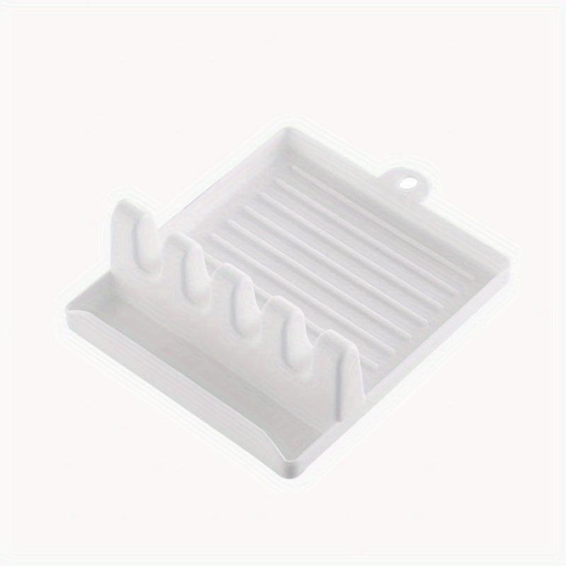 Kitchen Utensil Rest Spoon Holder Heat Resistant BPA Spoon Ladles Tongs