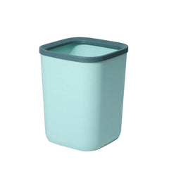 1pc Square Trash Can Plastic Bucket Household Pressure Ring Trash Can