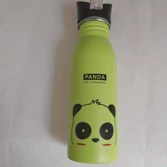 Kids Stainless Steel Sports Water Bottle w/ Straw - Fashionable & Portable