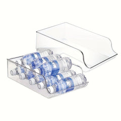 Clear Beverage Storage Bins For Fridge Freezer