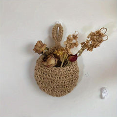Boho Style Fruit Hammock Bag for Kitchen Teardrop Wall Hanging Basket