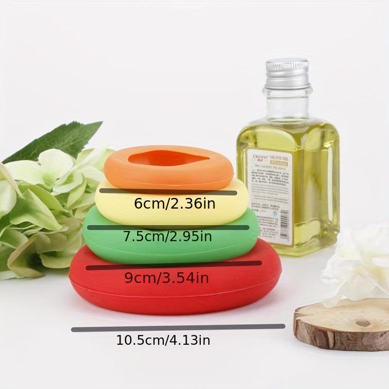 4pcs Silicone Fruit Storage Box Kitchen Supplies