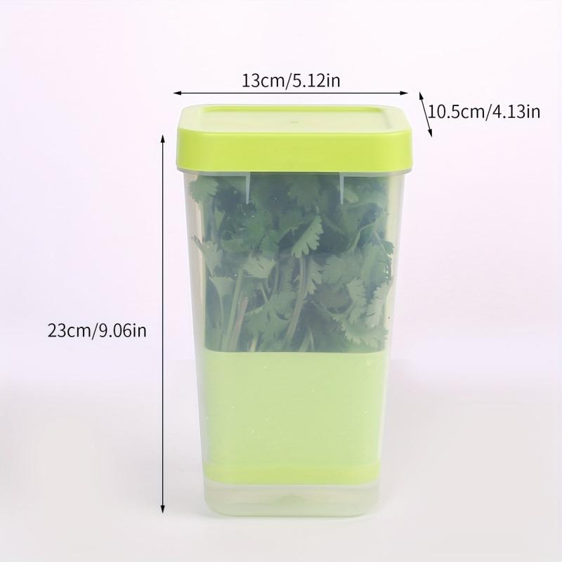 BPA-Free Herb Keeper with Inner Basket, Keeps Herbs Fresh for 3x Longer
