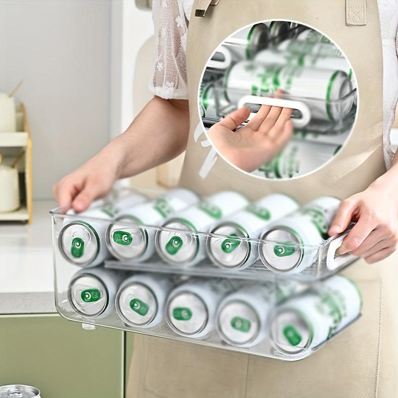 Upgraded Soda Can Organizer For Pantry Refrigerator Beer Cola Beverage Storage