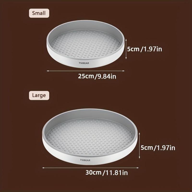 Multifunctional Rotating Plate Seasoning Rack Storage Turntable Spice Rack
