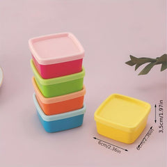 5-Piece BPA-Free Freezer Cans with Lids for Meal Prep and Storage