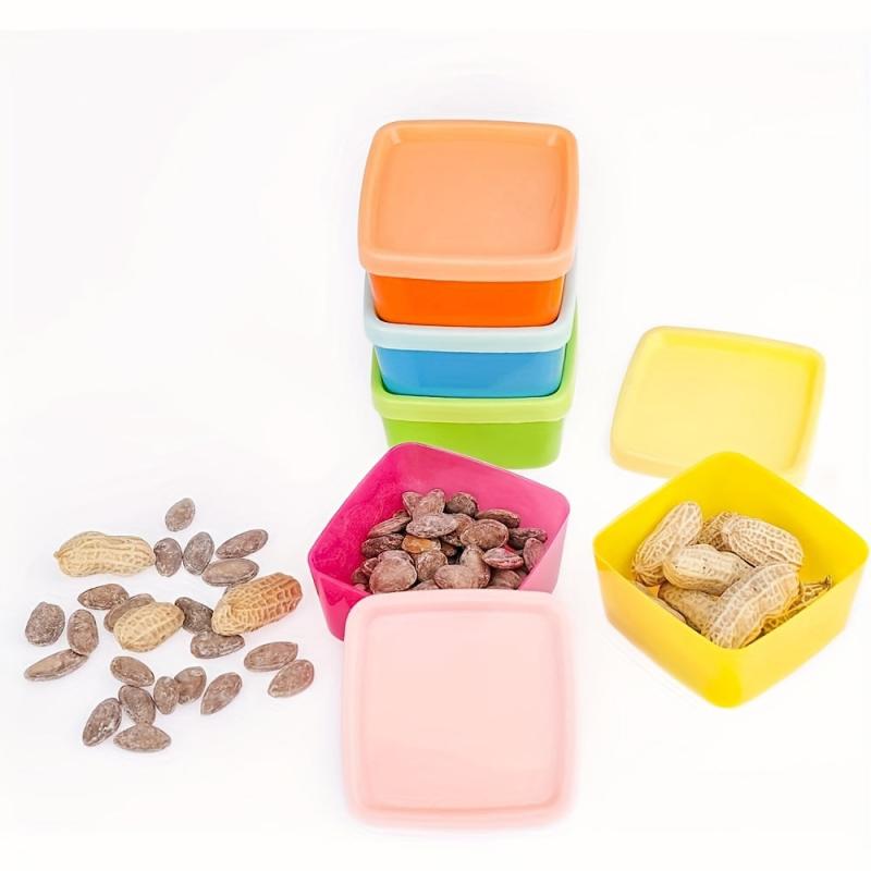 5-Piece BPA-Free Freezer Cans with Lids for Meal Prep and Storage