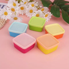 5-Piece BPA-Free Freezer Cans with Lids for Meal Prep and Storage