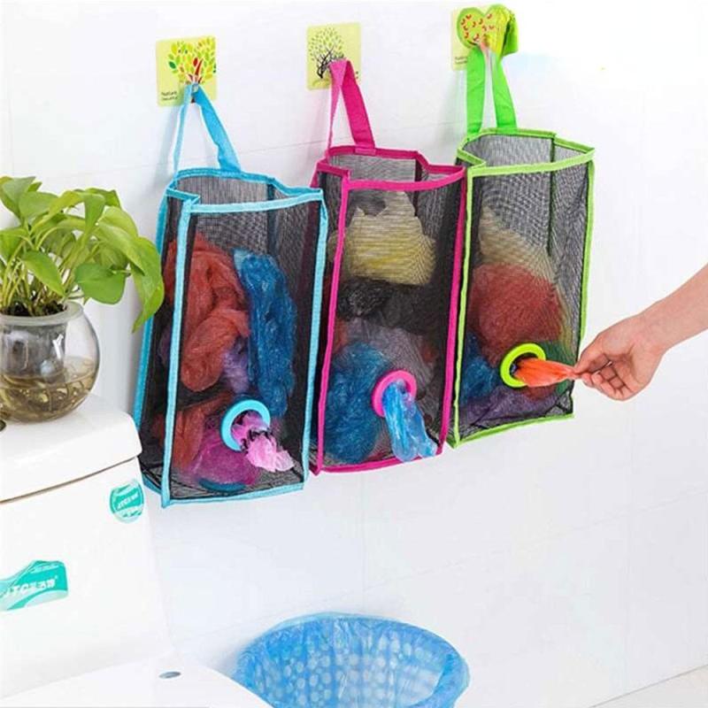 Garbage Bag Holder Storage Dispenser Kitchen Organizer