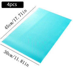 Rainbow LGBT Fridge Liners Set - Washable Mats for Gay Pride Kitchen