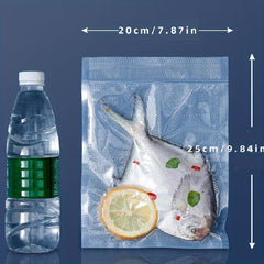 50pcs Food Vacuum Compressed Bag Household Reusable