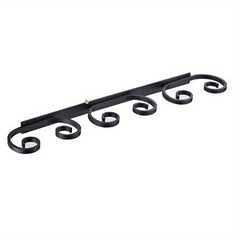 Stylish Wall Mounted Wine Glass Holder Metal Rack for Cabinet Bar D cor
