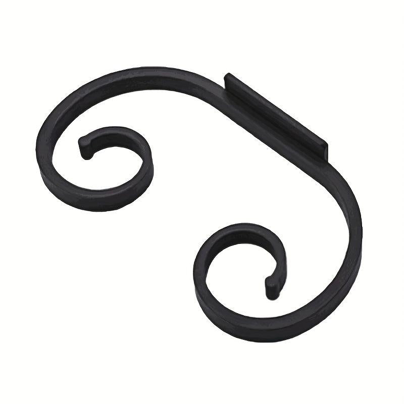 Stylish Wall Mounted Wine Glass Holder Metal Rack for Cabinet Bar D cor