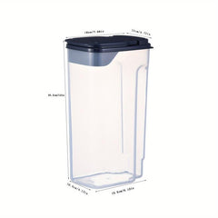 Large Capacity Clear Food Jar for Snacks Dry Goods Seasonings Noodles