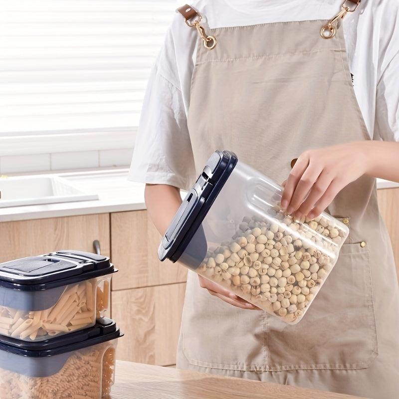 Large Capacity Clear Food Jar for Snacks Dry Goods Seasonings Noodles
