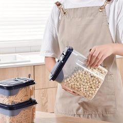 Large Capacity Clear Food Jar for Snacks Dry Goods Seasonings Noodles
