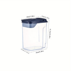 Large Capacity Clear Food Jar for Snacks Dry Goods Seasonings Noodles