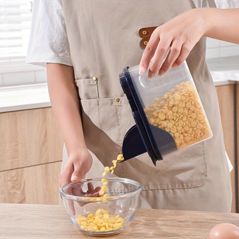 Large Capacity Clear Food Jar for Snacks Dry Goods Seasonings Noodles