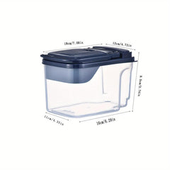 Large Capacity Clear Food Jar for Snacks Dry Goods Seasonings Noodles