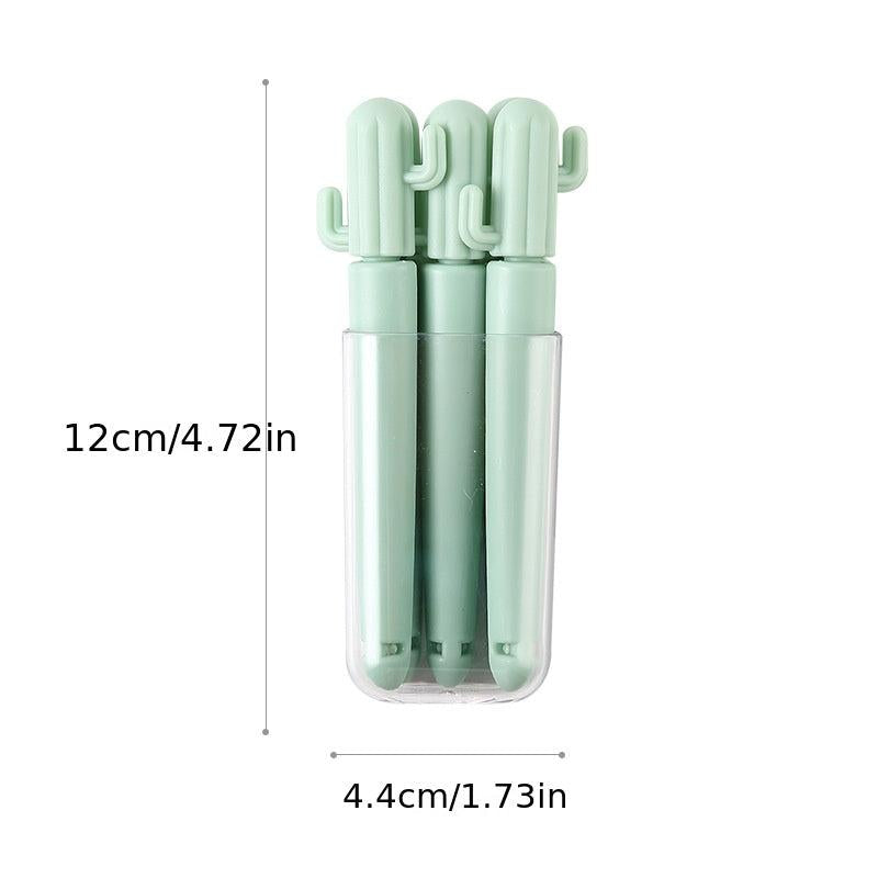 5PCS Cute Carrot Cactus Sealing Clips with Magnet Box