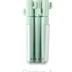 5PCS Cute Carrot Cactus Sealing Clips with Magnet Box