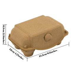 10 Pcs Egg Tray Holder Bulk Paper Egg Cartons Holds 6 Count Eggs