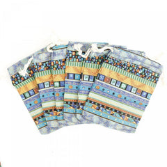 6pcs Ethnic Style Jewelry Coin Pouches Reusable Cotton Gift Bags