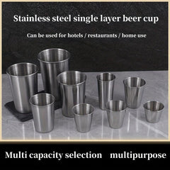 Stainless Steel Drinking Cups for Cold Beverages