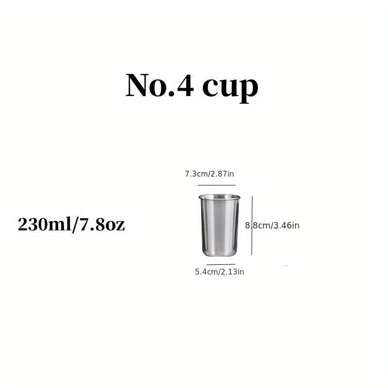 Stainless Steel Drinking Cups for Cold Beverages