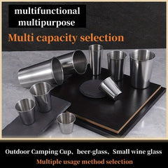 Stainless Steel Drinking Cups for Cold Beverages