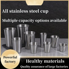 Stainless Steel Drinking Cups for Cold Beverages