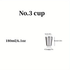 Stainless Steel Drinking Cups for Cold Beverages