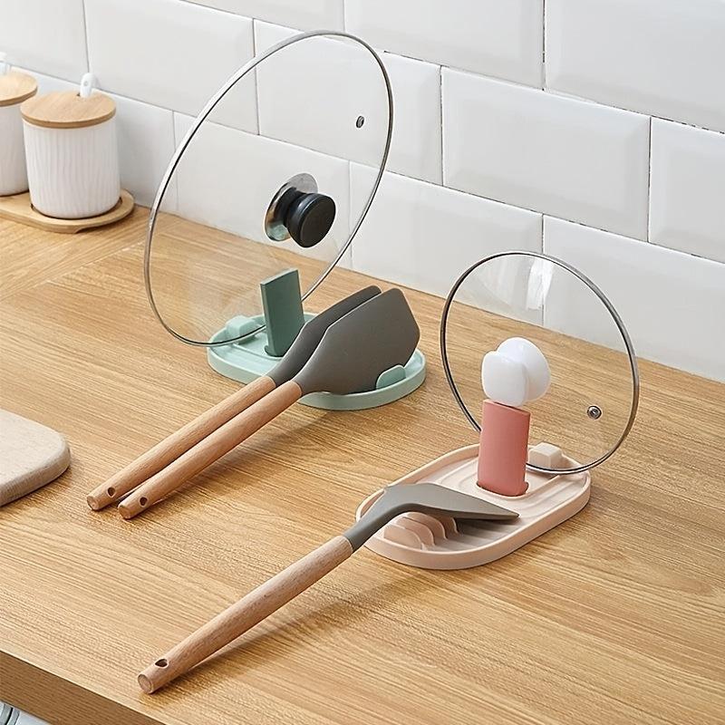 Foldable Spoon Rest For Kitchen Counter Cooking Ladle Spatula Spoon Holder