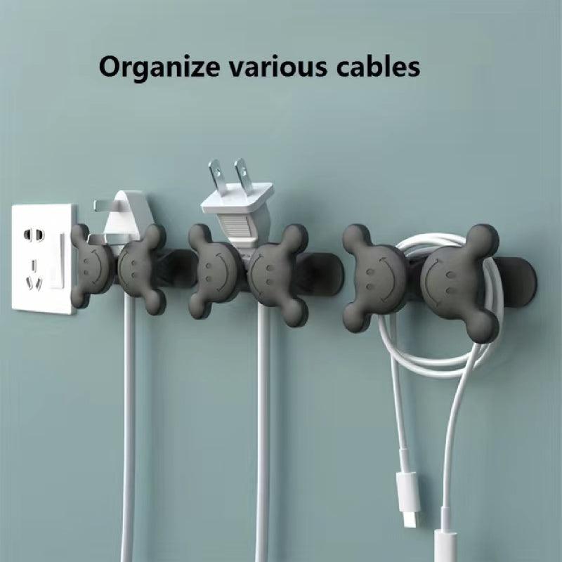 5pcs Cord Organizer Kitchen Appliances Wall Hooks Cable Winder