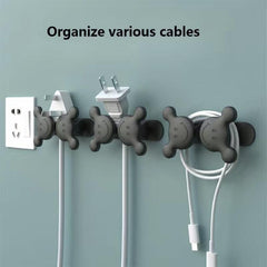 5pcs Cord Organizer Kitchen Appliances Wall Hooks Cable Winder