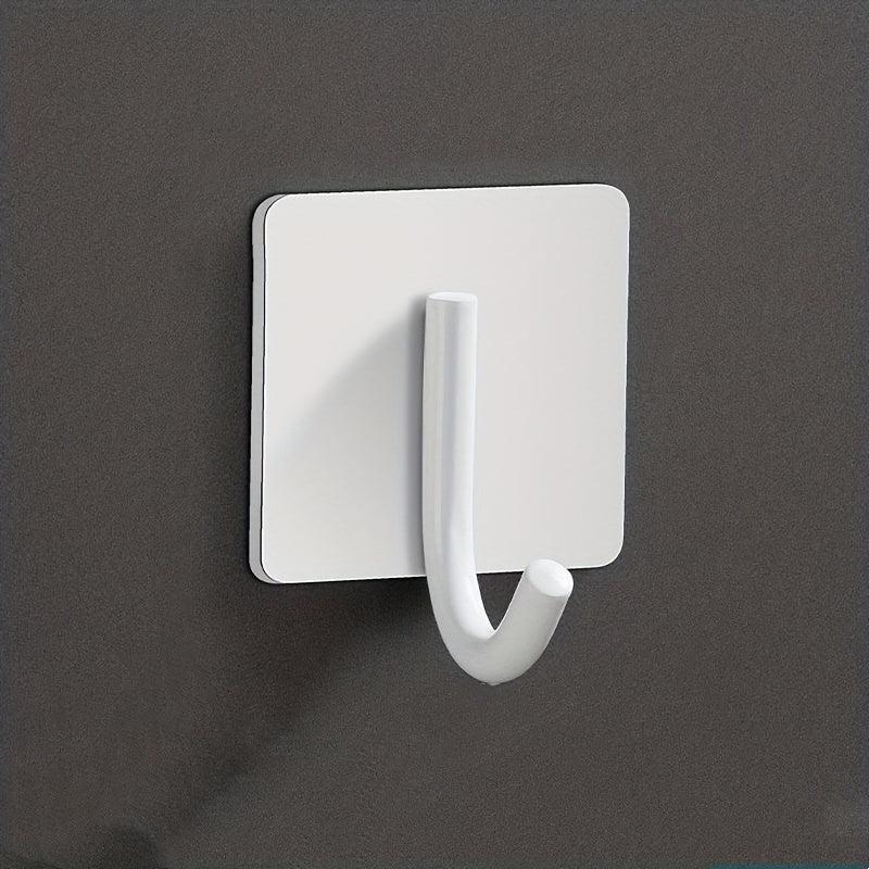 Stainless Steel Hook Punch Self-adhesive Bathroom Kitchen Door Hanger