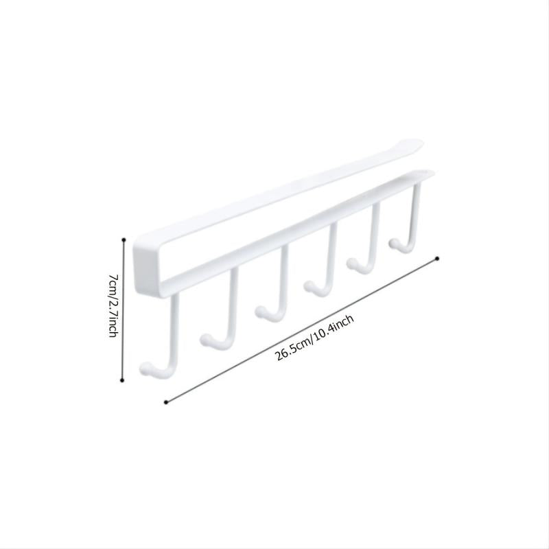 Kitchen Cup Holder Wall Mounted Cabinet Hook