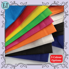 1pc Solid Reusable Grocery Bag Non woven Shopping Bag
