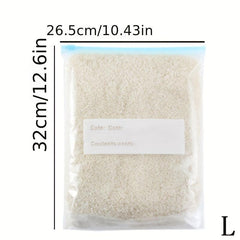 10pcs Slide Zipper Sub Packaging Bag Fresh keeping Anti odor Leak Proof Bag