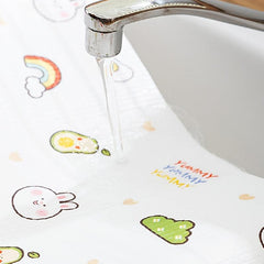 Waterproof Printed Shelf Liner Mat for Fridge - Non-Slip Drawer Cover